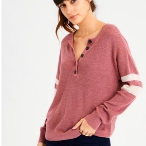 American Eagle Outfitters Varsity Henley sweater